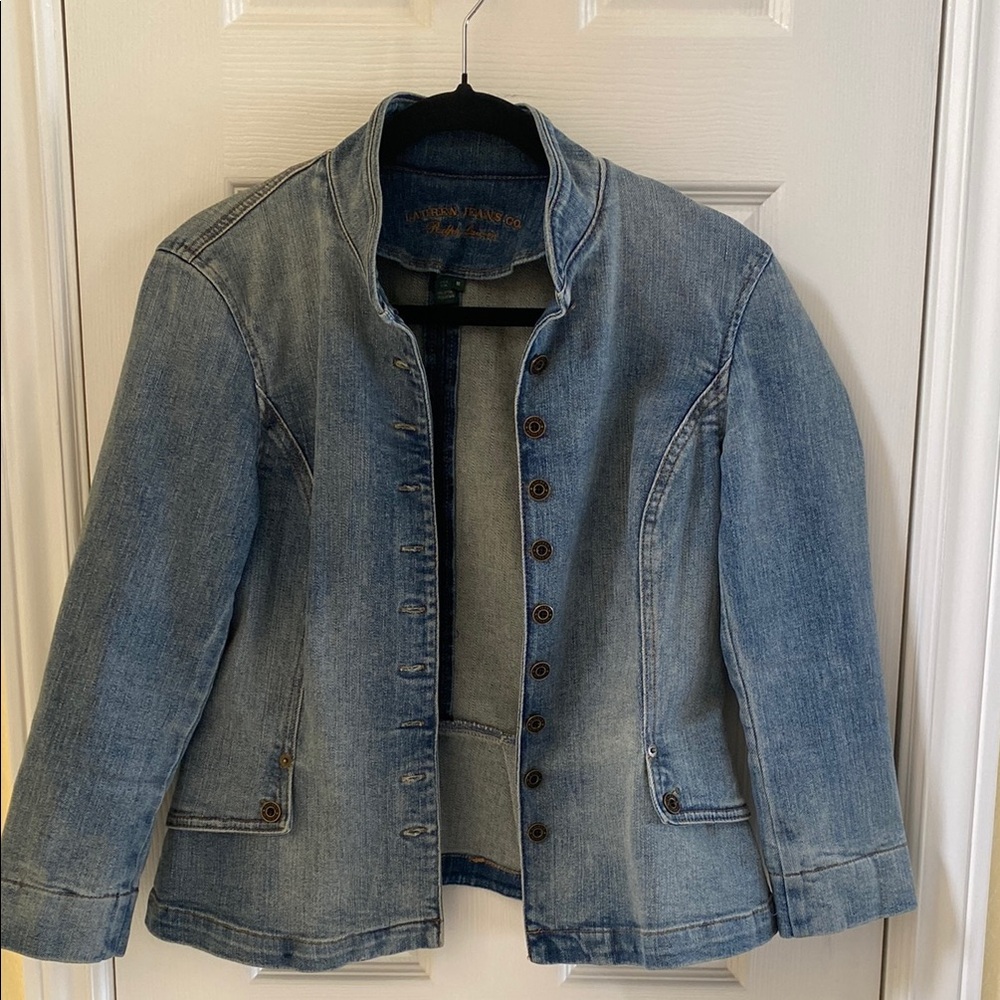 Denim Jacket with Button Front